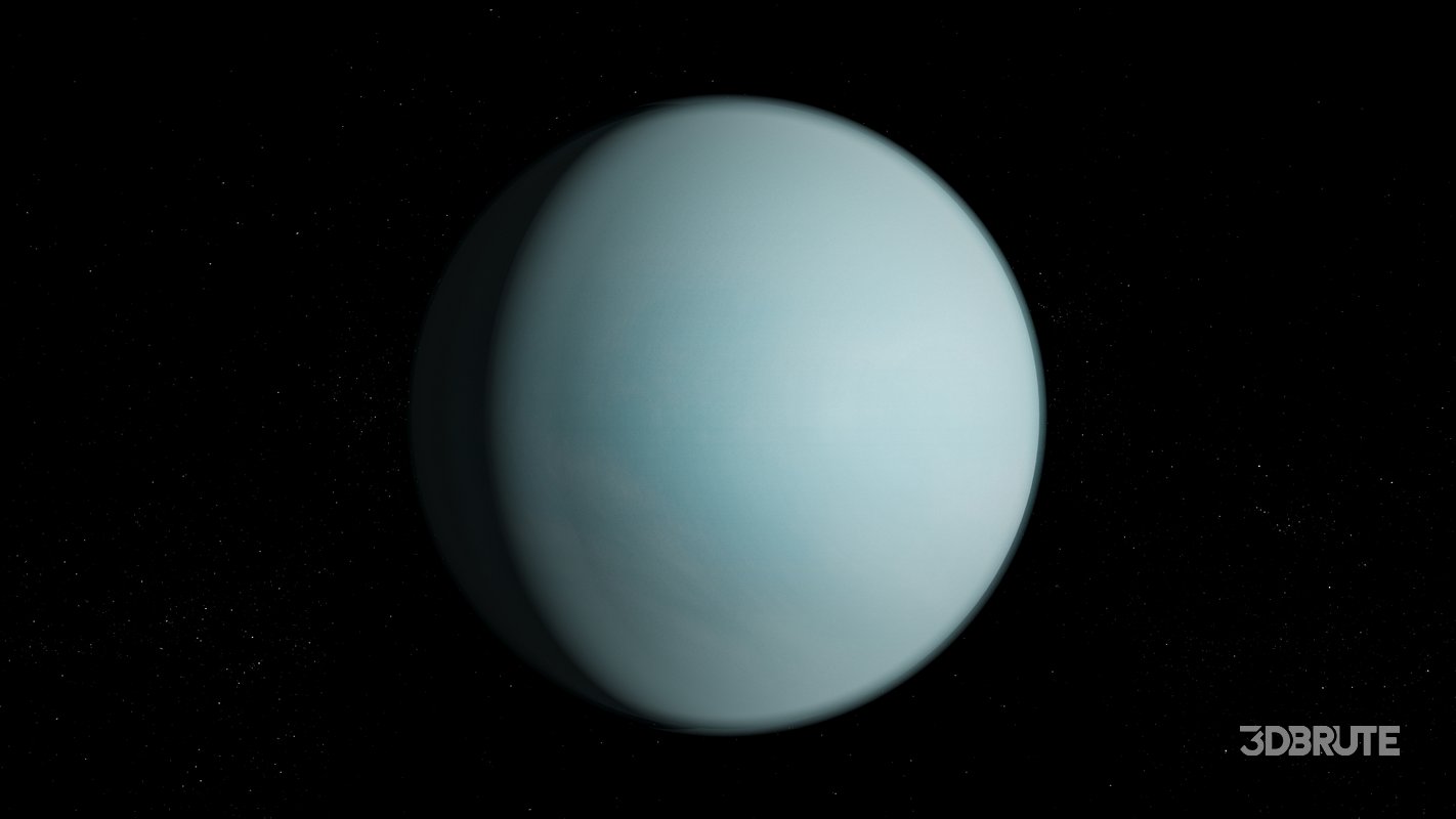 Uranus 3d model Image 3