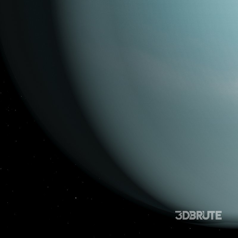 Uranus 3d model Image 5