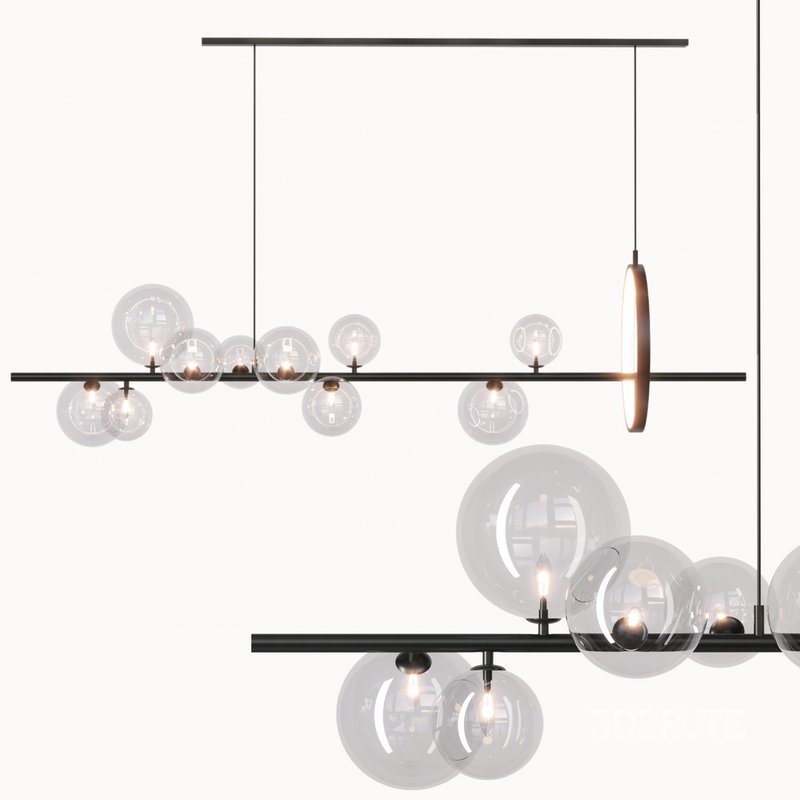 Mita Nordic Chandelier Image 1