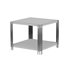 Wide Square End Table with Glass - Thumbnail 2