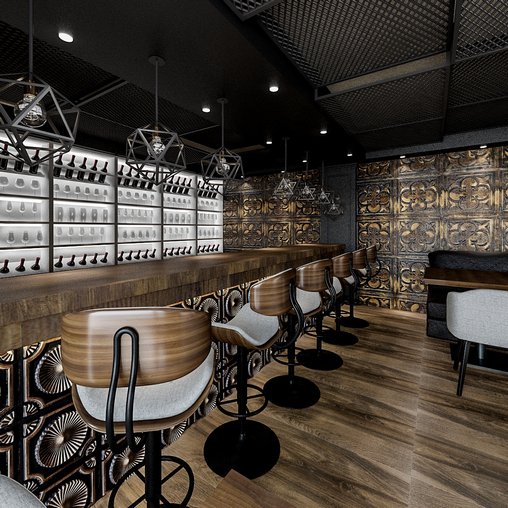3D model Loft Bar