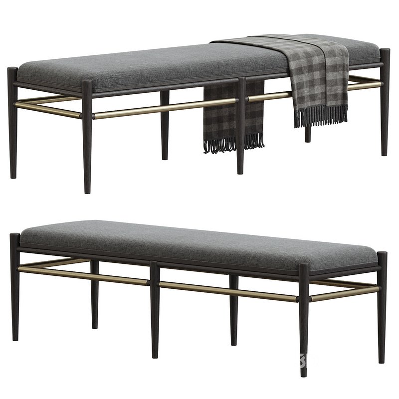 Visby Smoke Bench Image 1