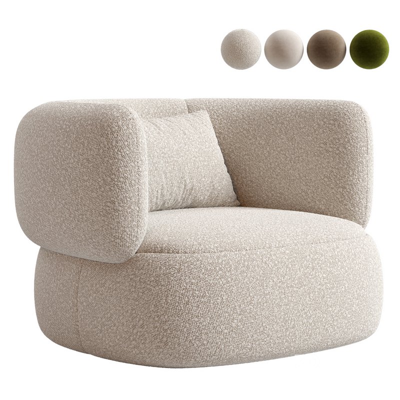 Martina swivel armchair Image 1