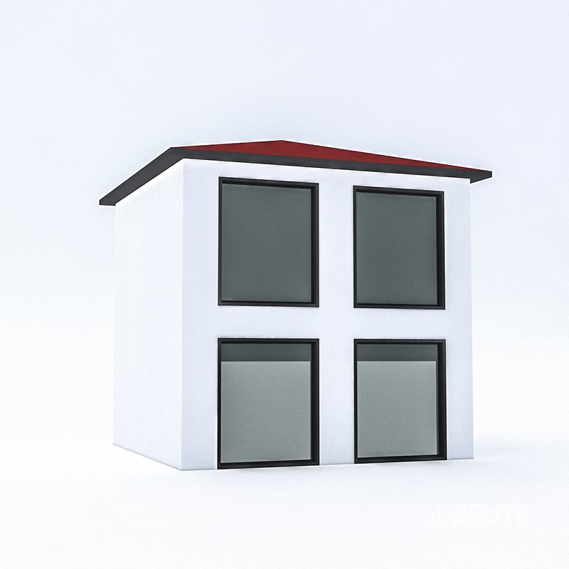 Cartoon Boildings Pack 3D model Image 5