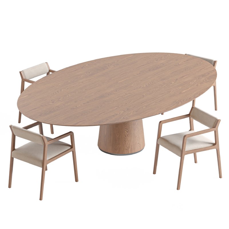 Dante Chair and MATERIC Table By Porro Image 1