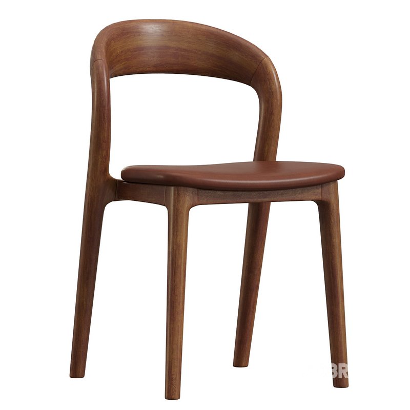 Amare Leather Dining Chair Image 2