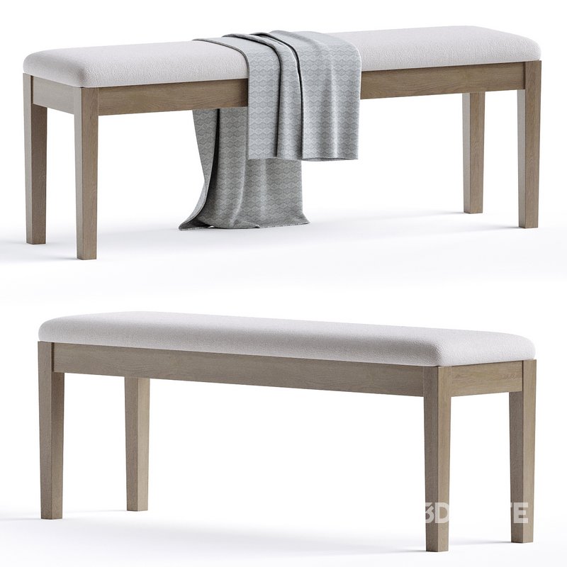 Whipkey Solid Wood Entryway Bench Image 1