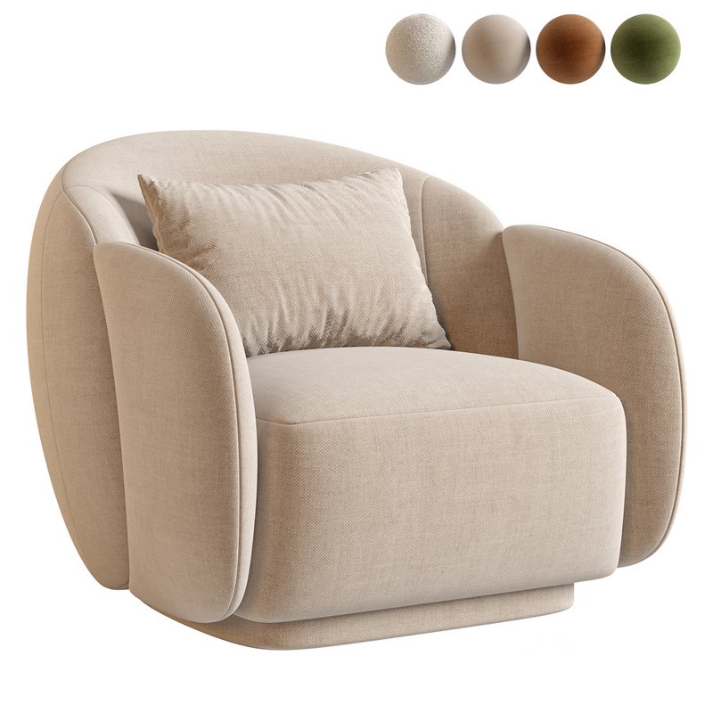 Misty Chair Cream Image 2