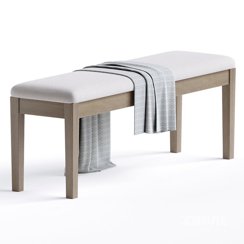 Whipkey Solid Wood Entryway Bench Image 2