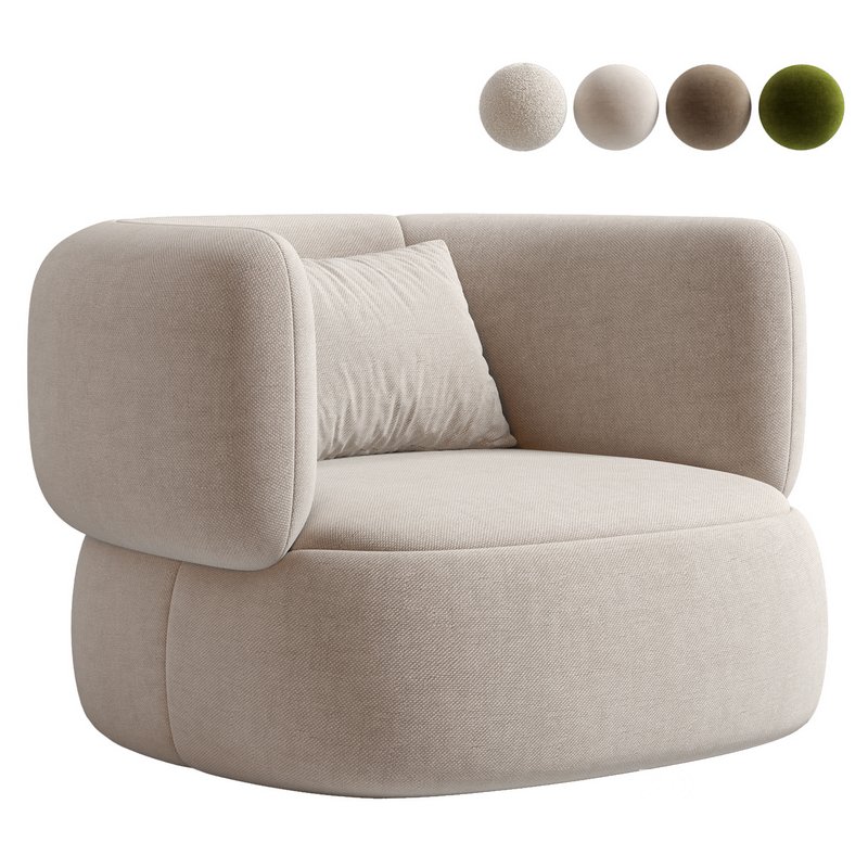 Martina swivel armchair Image 2