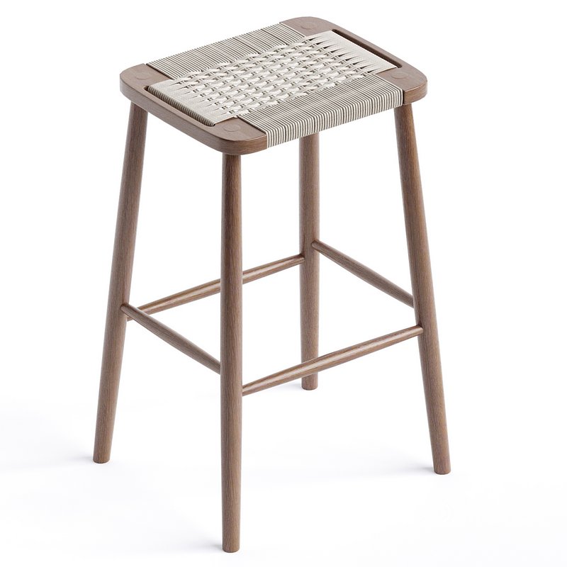 Solid Wood bar stool Image 3
