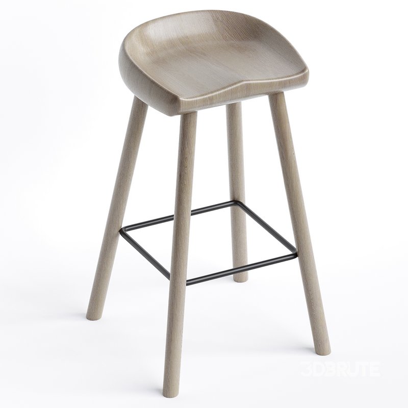 Barrett bar Stool, Natural Matte Image 3