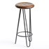 Teak Frisbee Bar Stool - Thumbnail 2