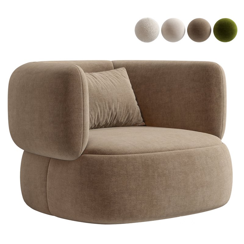 Martina swivel armchair Image 3