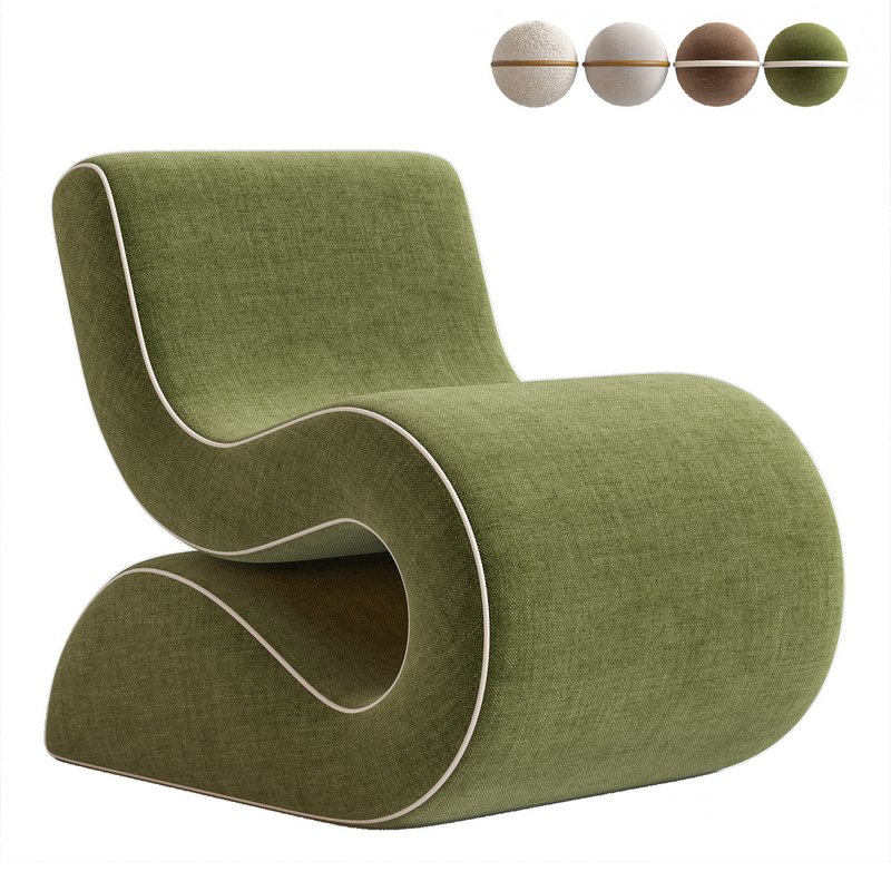 Senna Chair, Cream Image 3