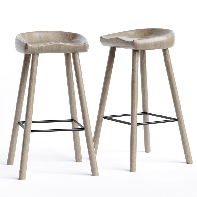 Barrett bar Stool, Natural Matte Image 1
