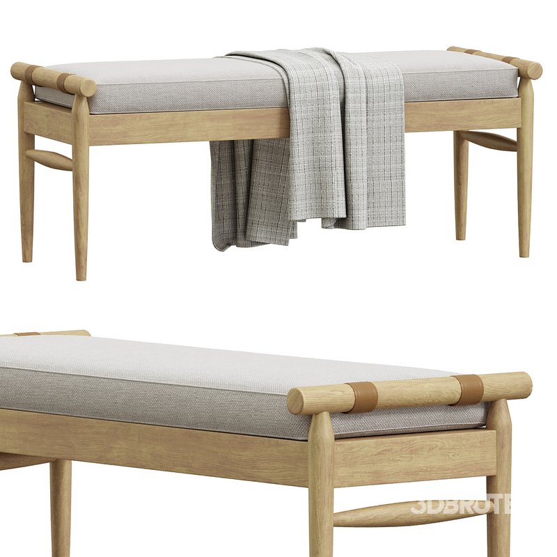 Bench Oatmeal Hearth Hand Image 1