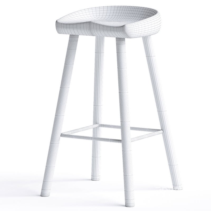 Barrett bar Stool, Natural Matte Image 4