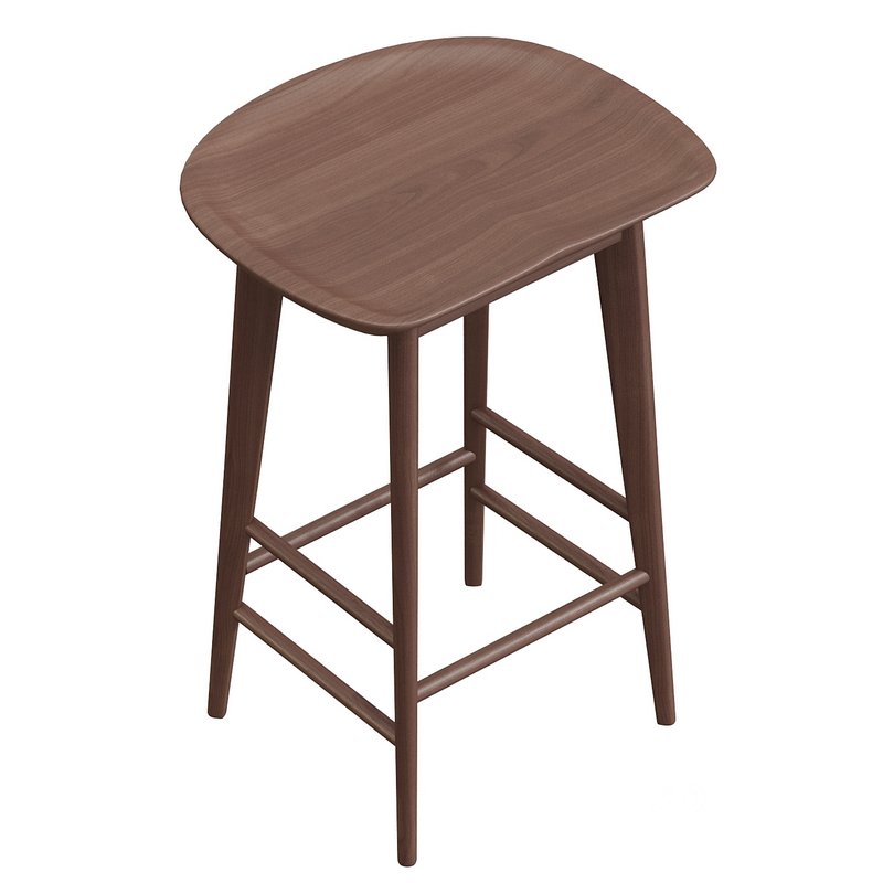 Pedrick Solid Wood Stool Image 4