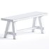 Elyon 48 Wide Rustic industrial Solid Wood Bench - Thumbnail 4