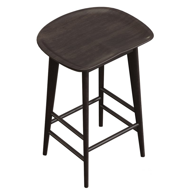 Pedrick Solid Wood Stool Image 5