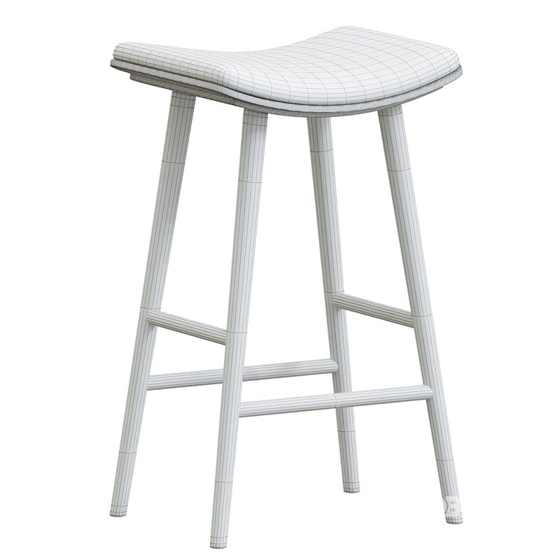 Four Hands Union Saddle Counter Stool Image 5