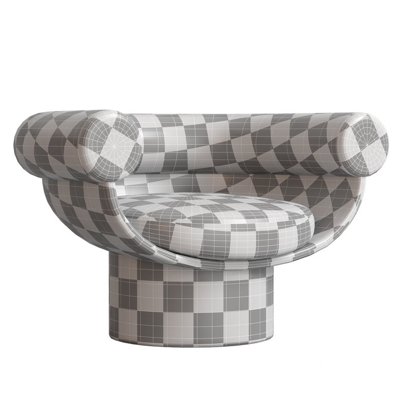 Armchair Bowl Wood Optio, Total Fabric Option Image 6