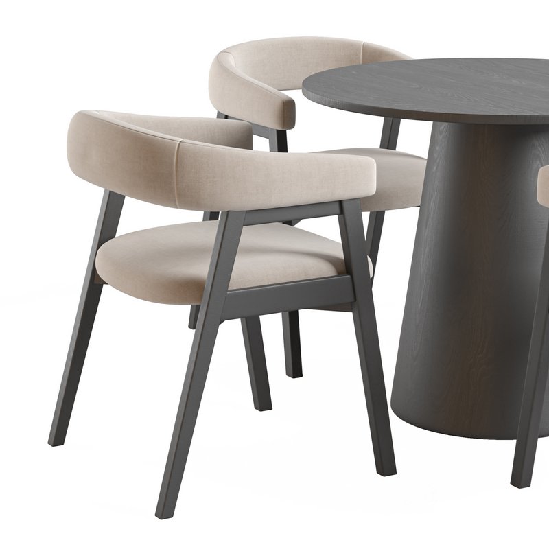 Round Pedestal Dining Table and Darcey Arm Chair by Wayfair Image 7