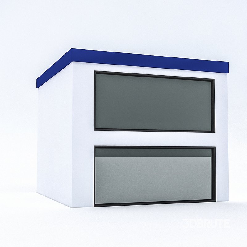 Cartoon Boildings Pack 3D model Image 6