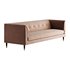 TUFTED CREAM WHITE VELVET SOFA - Thumbnail 10