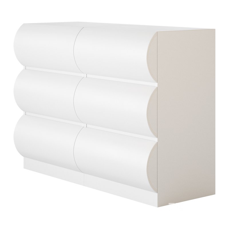 Humply Modern White Leather Image 11