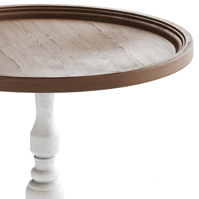 Vintage Round Side Table Image 12