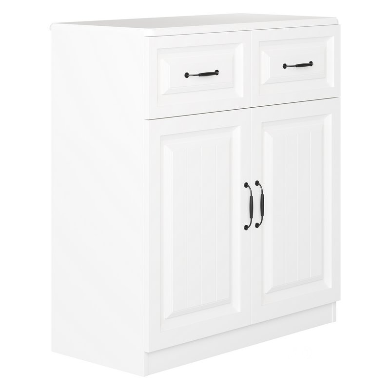 White Wooden Buffets Image 10