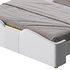 Modern Off-White Upholstered Tufted King Bed - Thumbnail 9