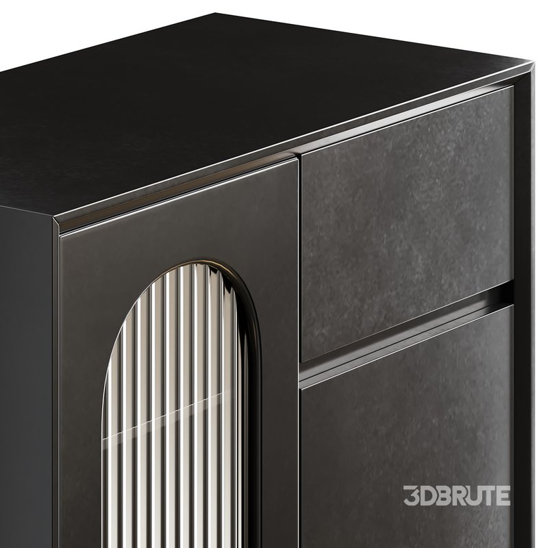 Wood Glam Sideboard Credenza 1 Image 10