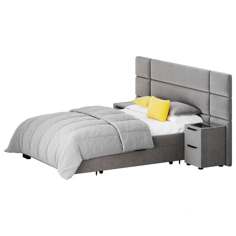 Hart Upholstered Bed Frame Image 9