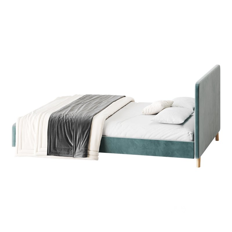 Emmerson Upholstered Low Rise Bed Frame Image 8