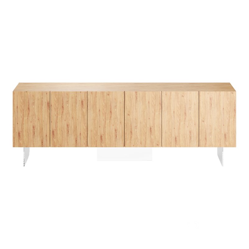 Wood Sideboard Image 9