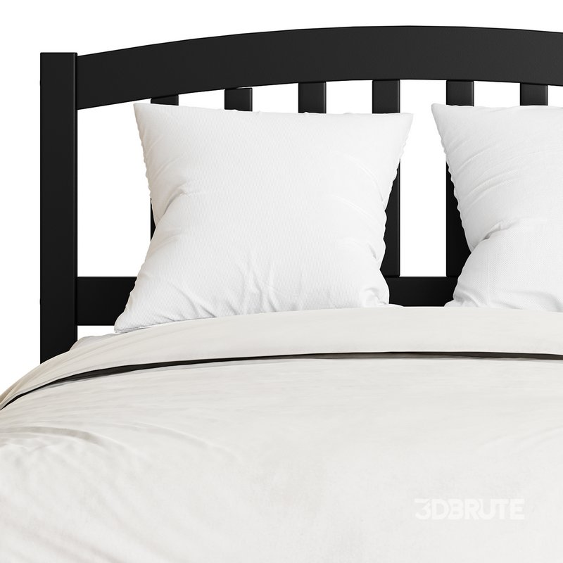 Twin Size Platform Bed Wood Bed Image 10