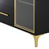 Modern Glass Door Wood Sideboard 2 - Thumbnail 10