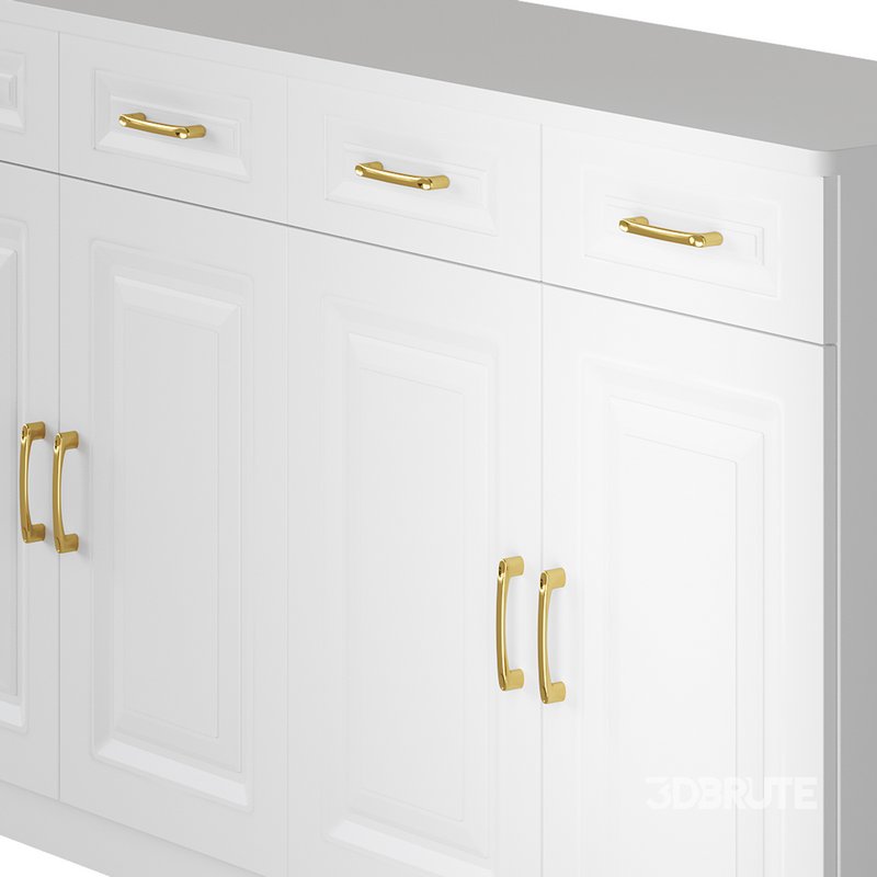 Modern Wood Sideboard Credenza 1 Image 10