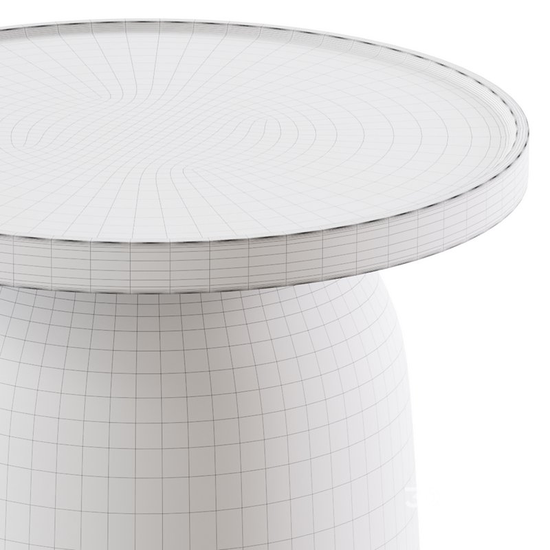 scandinavian small round coffee table Image 11