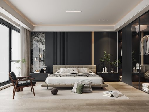 Modern bedroom