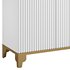 White Sideboard with Tempered Glass - Thumbnail 11
