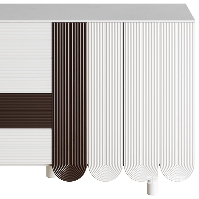 Modern White Sideboard Image 11