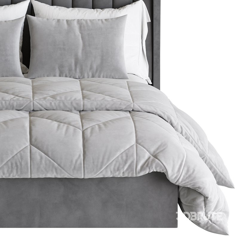 Octavia Velvet-Finish Ottoman Bed I Image 11