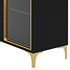 Modern Glass Door Wood Sideboard 3 - Thumbnail 11