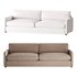 WHITE PERFORMANCE FABRIC SOFA - Thumbnail 1