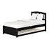 Twin Size Platform Bed Wood Bed - Thumbnail 11
