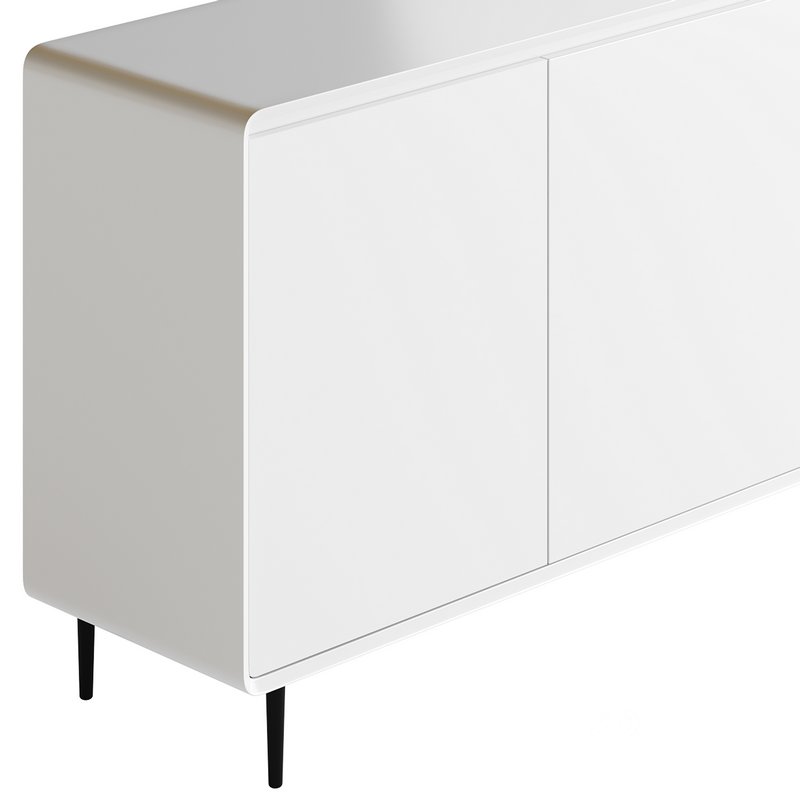 Modern Wood Sideboard with 2 Doors Image 11